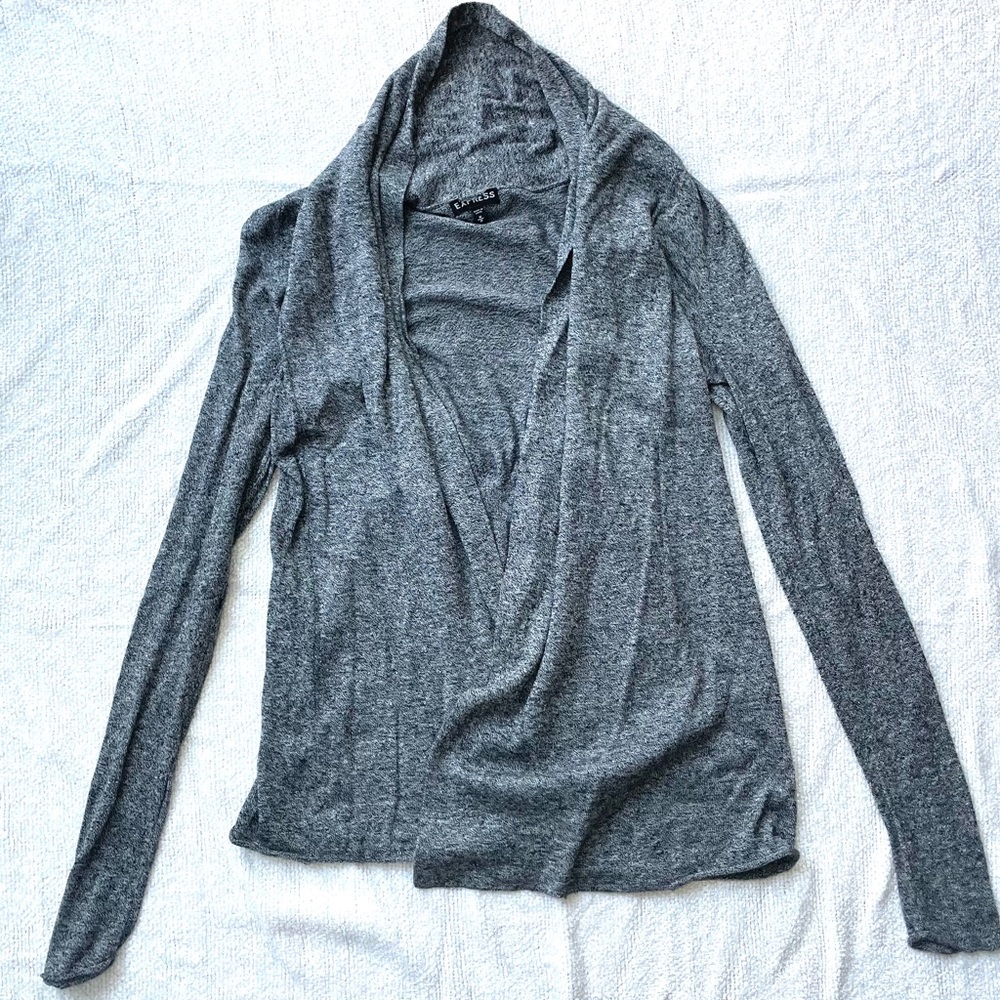 Medium Express Gray cardigan